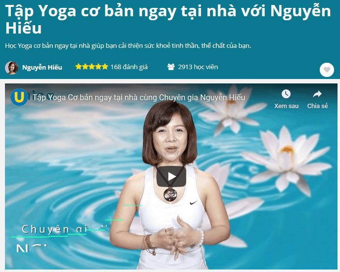 Tập Yoga cơ bản ngay tại nhà với Nguyễn Hiếu