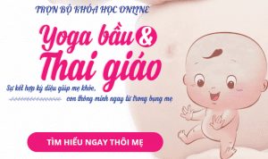 combo yoga bầu và thai giáo