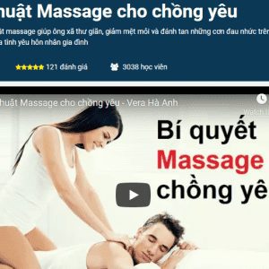 nghệ thuật massage cho chồng yêu
