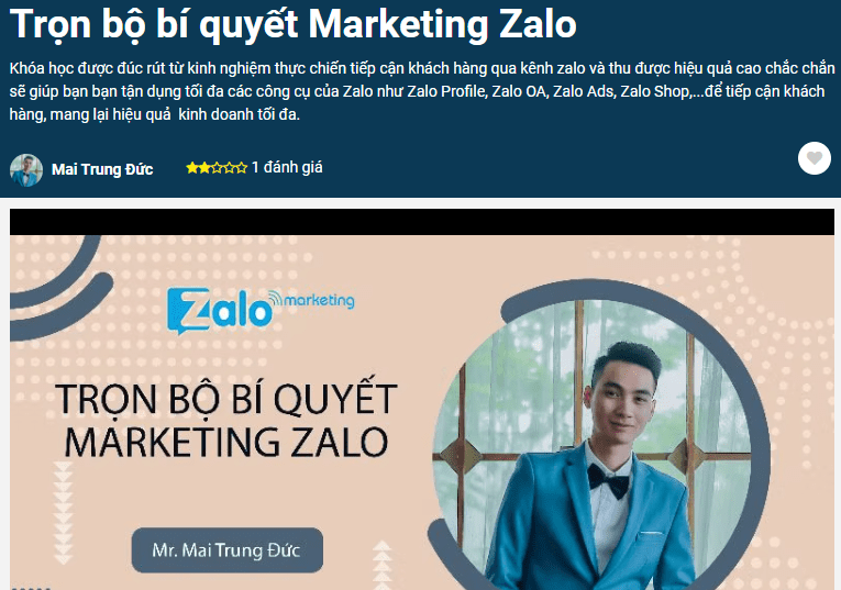 Trọn bộ bí quyết Marketing Zalo