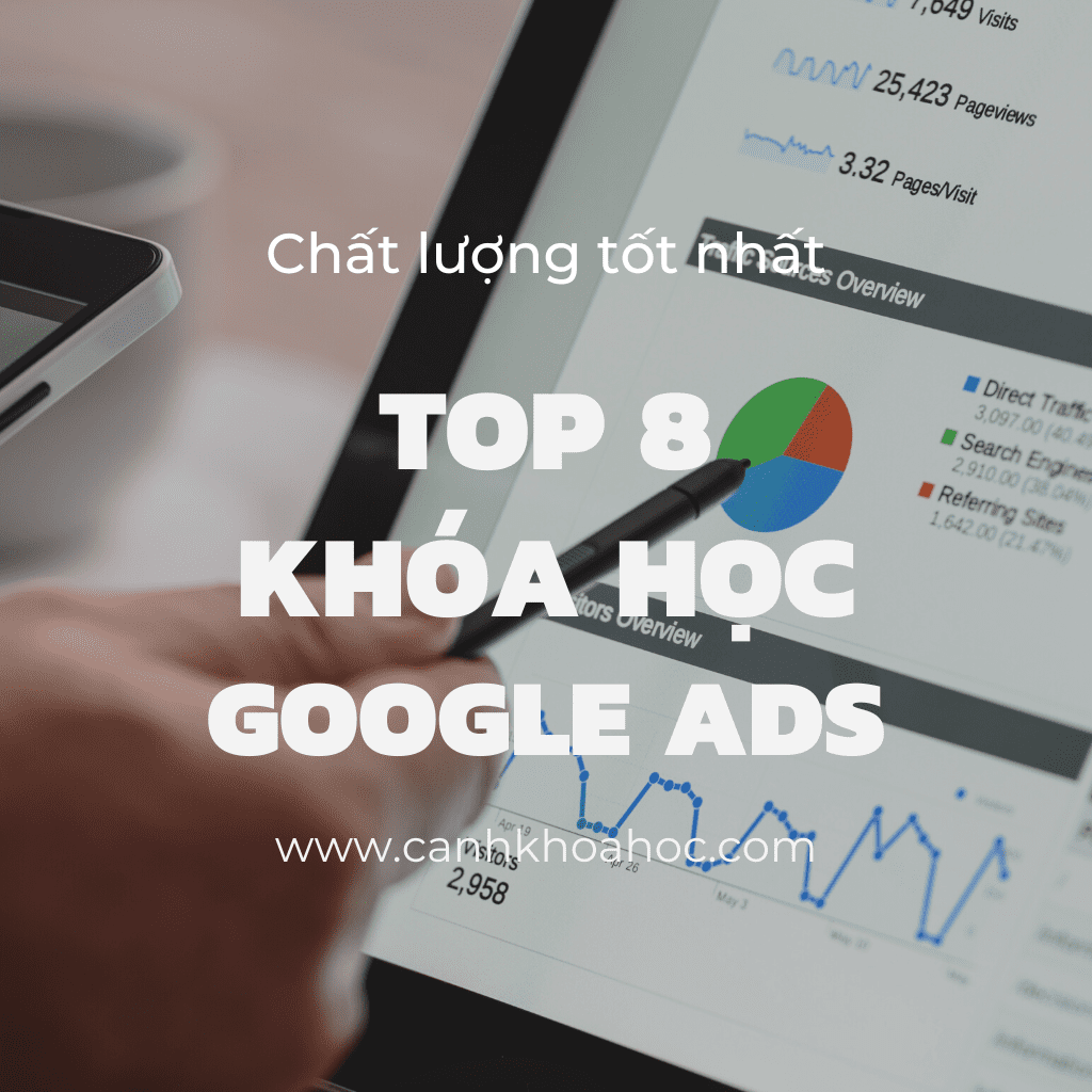 top 8 khóa học google ads - canhkhoahoc